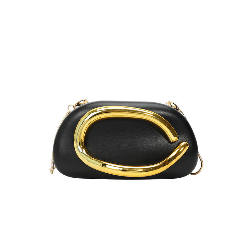 Pochette Ovale à Chaîne Soirée — 6 Coloris
