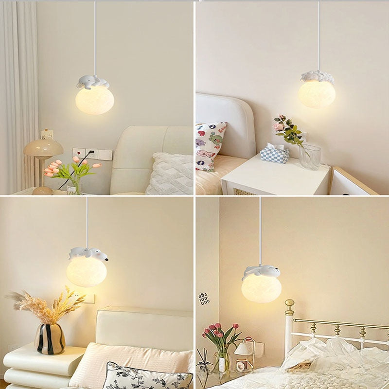 Lustre LED Design Animal Moderne pour Chambre