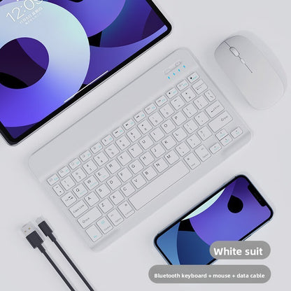Clavier & Souris Bluetooth Rechargeable / Touches Silencieuses