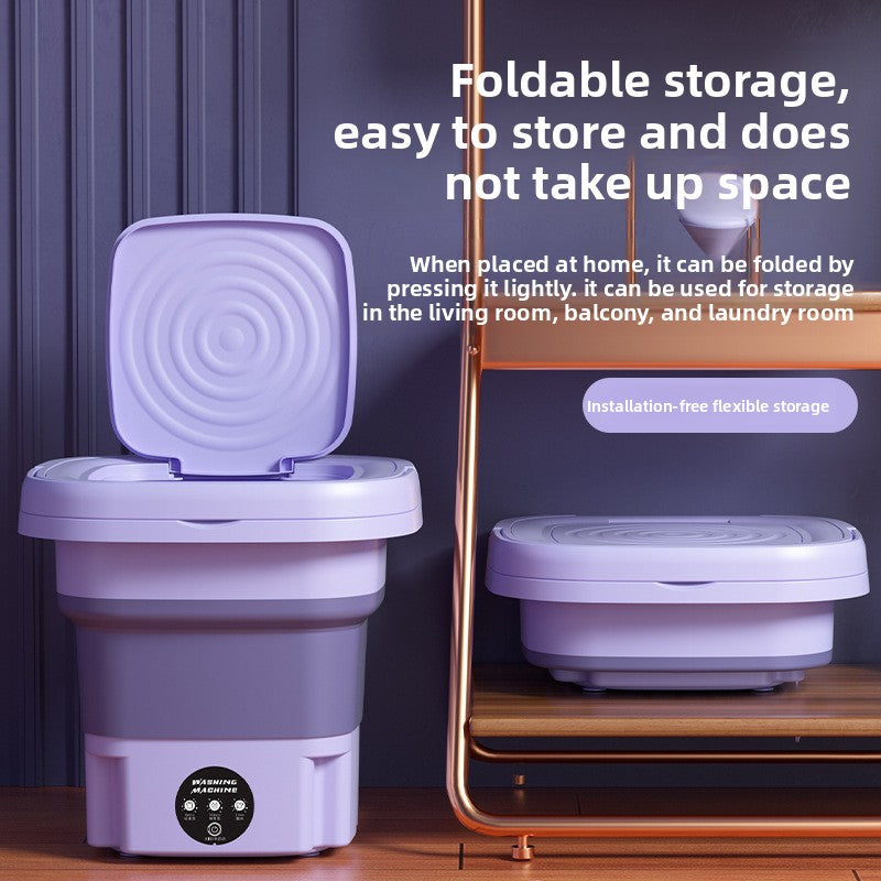 WashFold Pro – Mini opvouwbare draagbare wasmachine