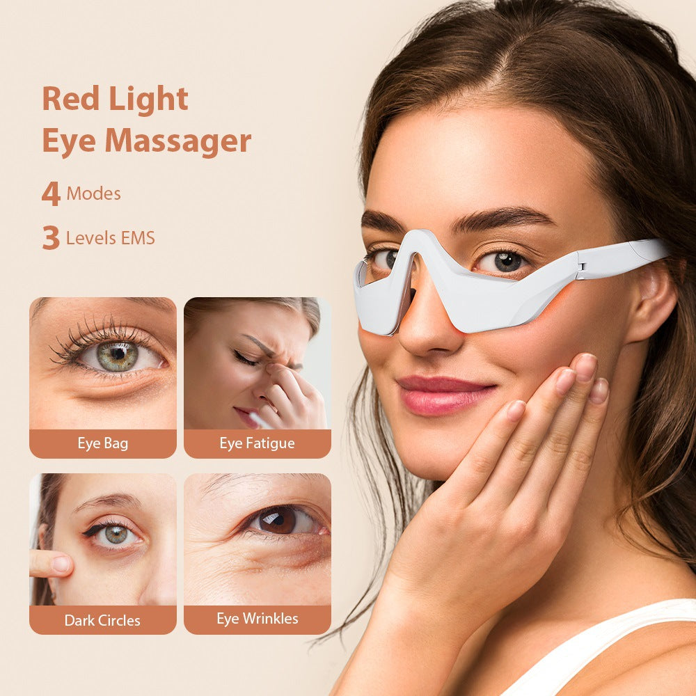 EyeGlow Pro – Masseur Contour des Yeux Microcourant & Chaleur