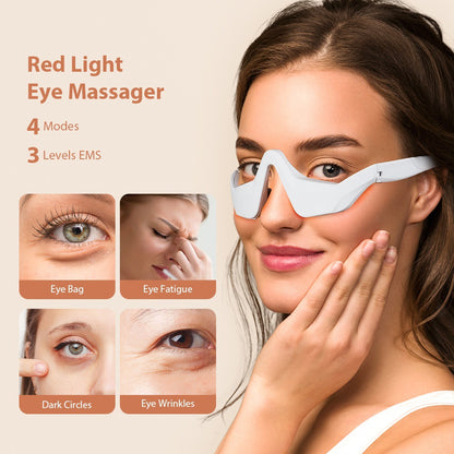 EyeGlow Pro – Masseur Contour des Yeux Microcourant & Chaleur