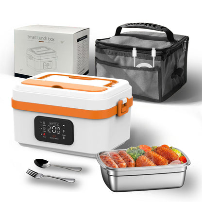 Lunch Box Chauffante Sans Fil Rechargeable — Inox 304 / 1L / USB-C / 60W