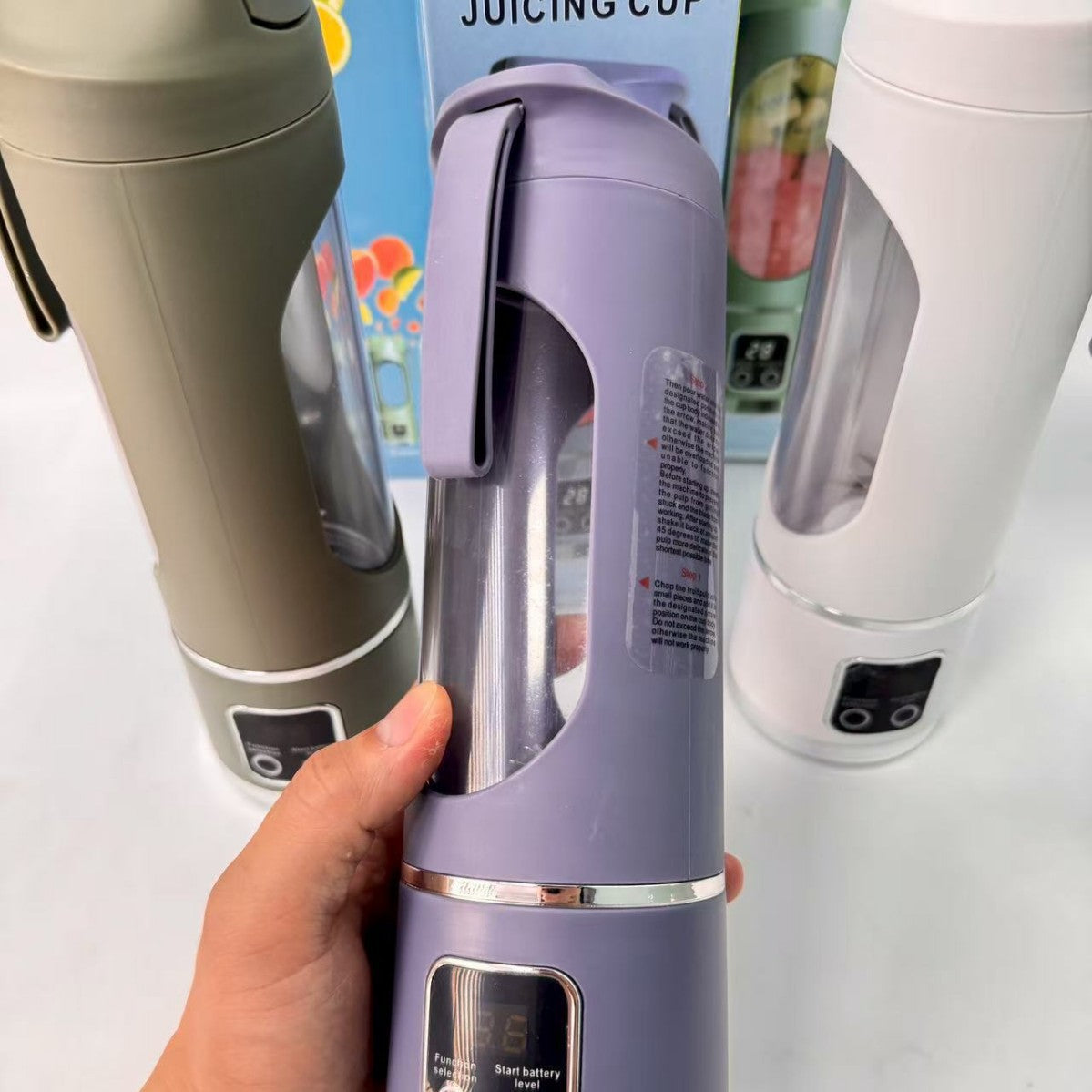 BlendGo Pro – Draagbare USB Oplaadbare Blender 200W | 18.000 tpm, 500ml, 3 Kleuren