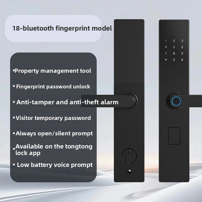 SmartLock B18 – Serrure Connectée Bluetooth Empreinte & Mot de Passe Temporaire | 4-en-1