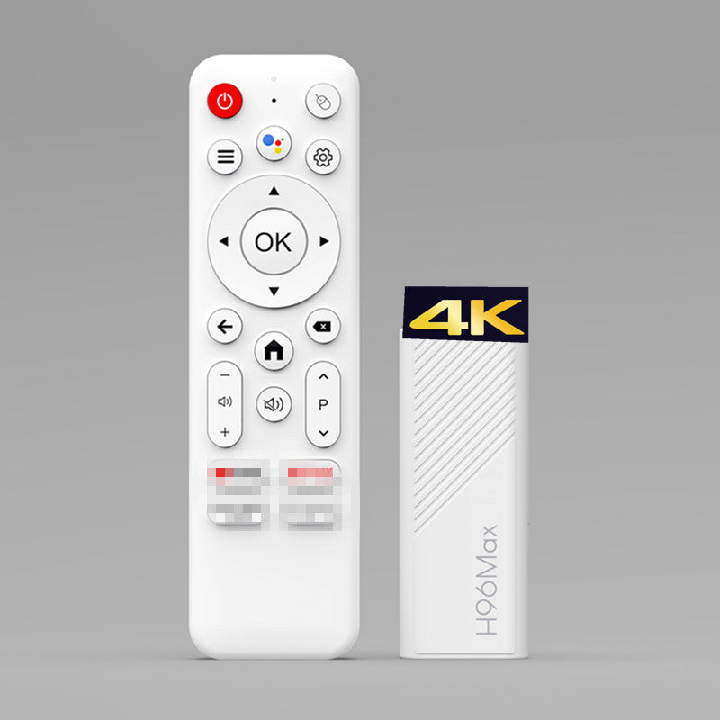 StreamBox Pro H96Max – Boîtier TV Android 14 4K | Quad-Core, 2Go RAM, WiFi 6, Télécommande Vocale