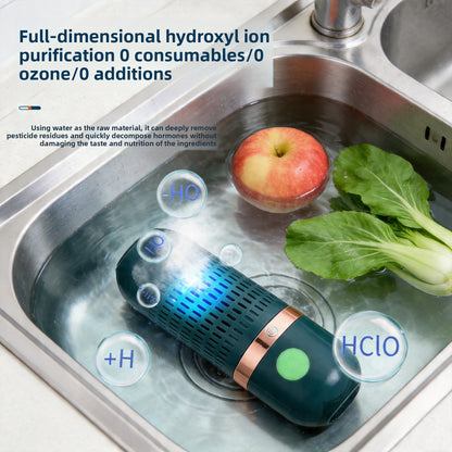 FreshClean Pro – Machine À Laver Fruits & Légumes Électrode Titane