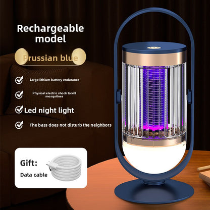 Lampe Anti-Moustiques Électrique Rechargeable & Veilleuse LED