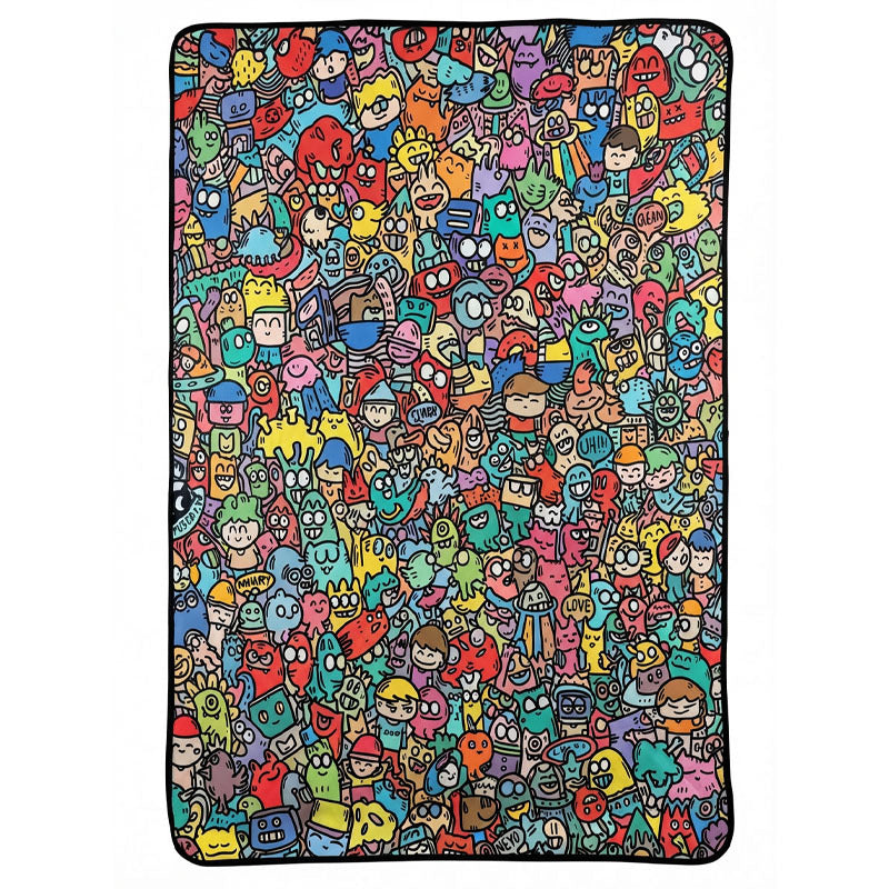 ColorMat Art – Tapis de Coloriage Lavable Enfant & Adulte | Graffiti & Cartoon