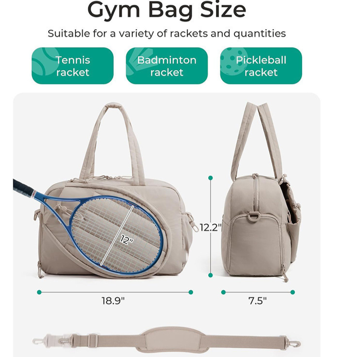 Sac de Sport Tennis & Badminton Style Streetwear