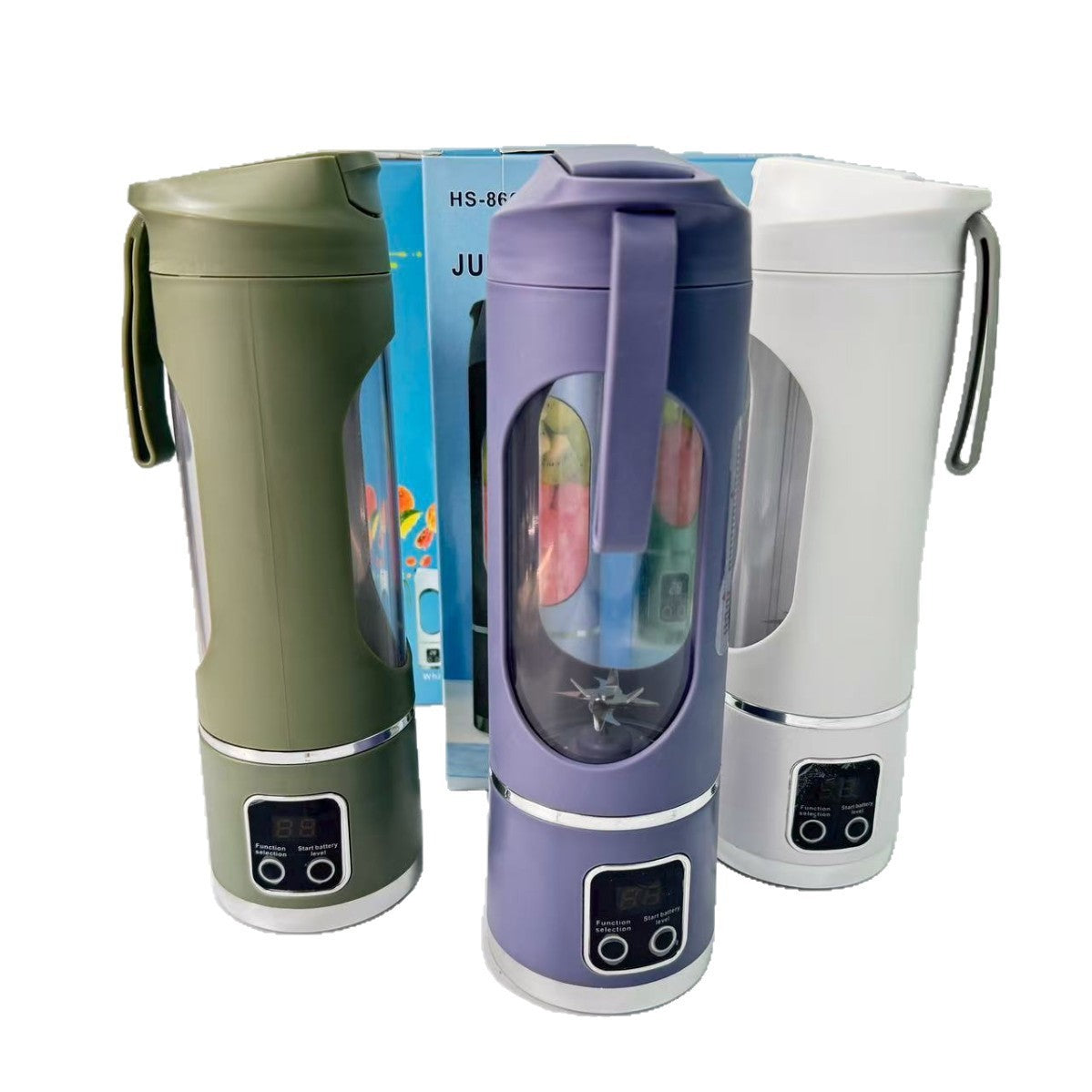 BlendGo Pro – Draagbare USB Oplaadbare Blender 200W | 18.000 tpm, 500ml, 3 Kleuren