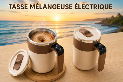 Mug Mélangeur Électrique Intelligent — Affichage Température  / 4 Coloris