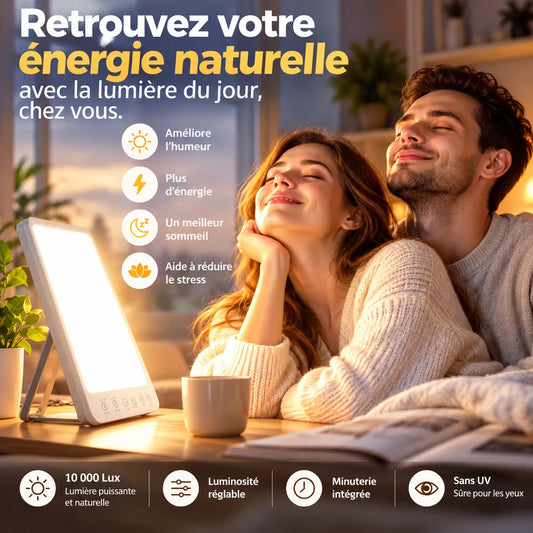 Lampe de Luminothérapie LED 10 000 Lux