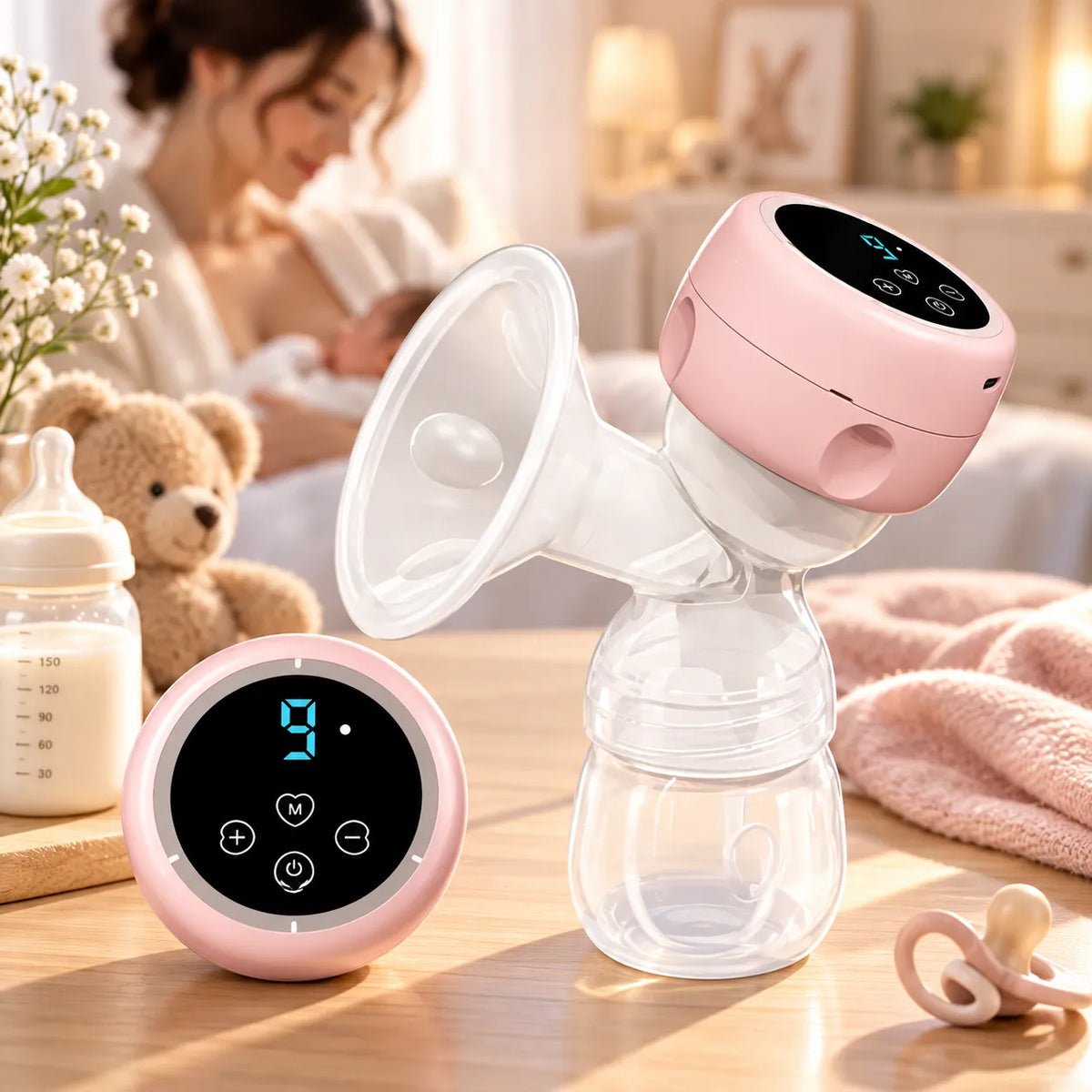 Tire-lait électrique rechargeable à 4 modes