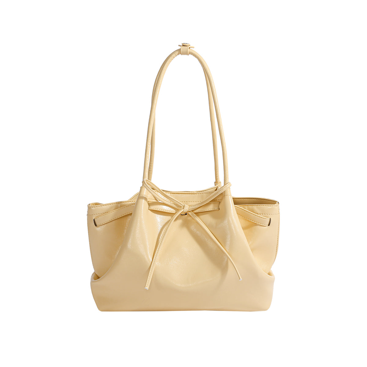 Sac Cabas en Osier avec Nœud Papillon — Style Coréen