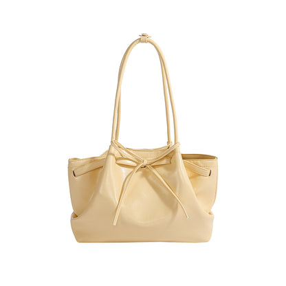 Sac Cabas en Osier avec Nœud Papillon — Style Coréen