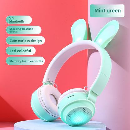 Casque Bluetooth Oreilles de Lapin LED