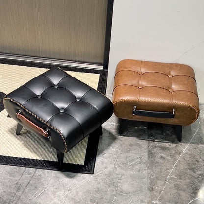 Soft Cushioned Home Entrance Shoe Changing Stool