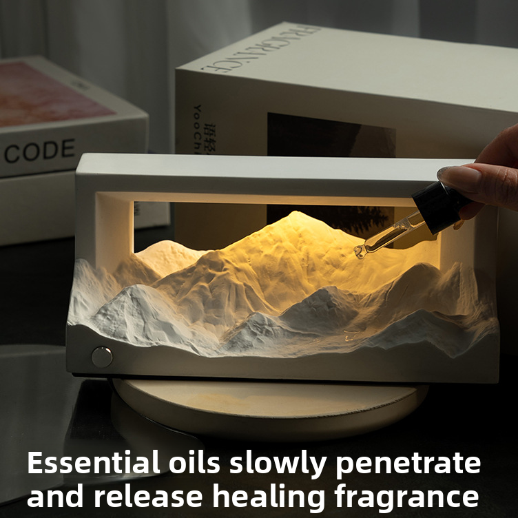 Diffuseur de Pierres d’Aromathérapie Décoratif avec Coffret Cadeau