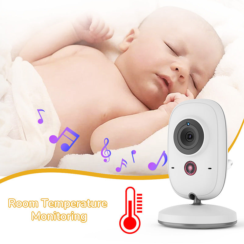 Babyphone Sans Fil avec Vision Nocturne — Surveillance Bébé & Personnes Âgées