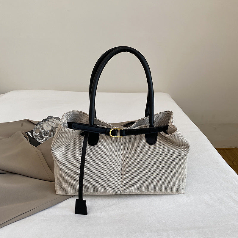 Sac Bandoulière Rétro Tendance — Tissu Tricoté