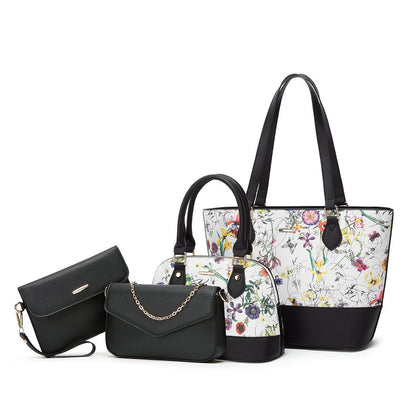 Ensemble Sac Cabas Femme 4 Pièces en Cuir PU