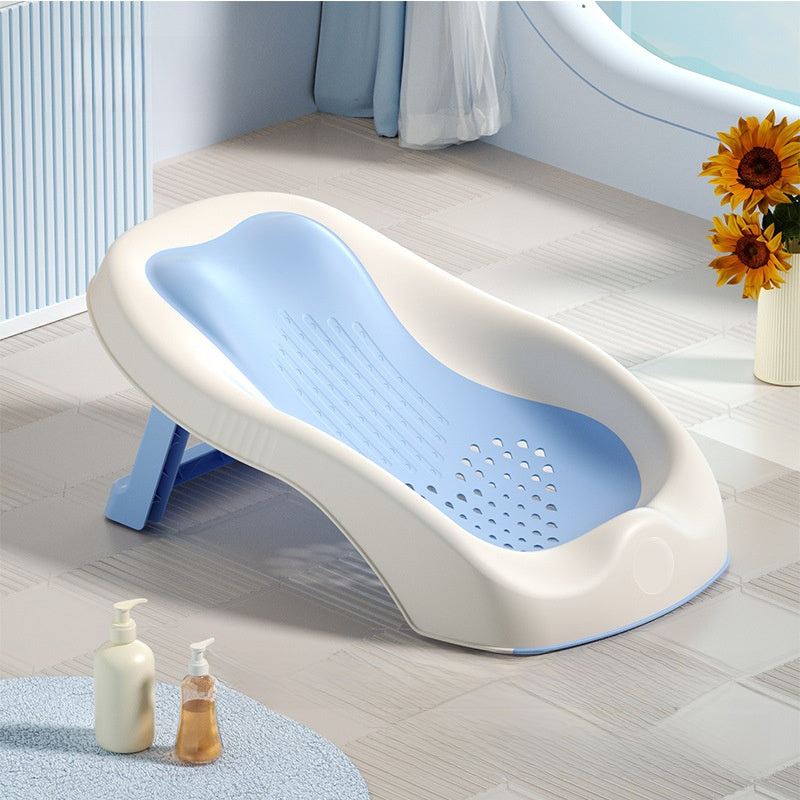 Antislip Babybadzitje — Temperatuurdetectie, Opvouwbaar
