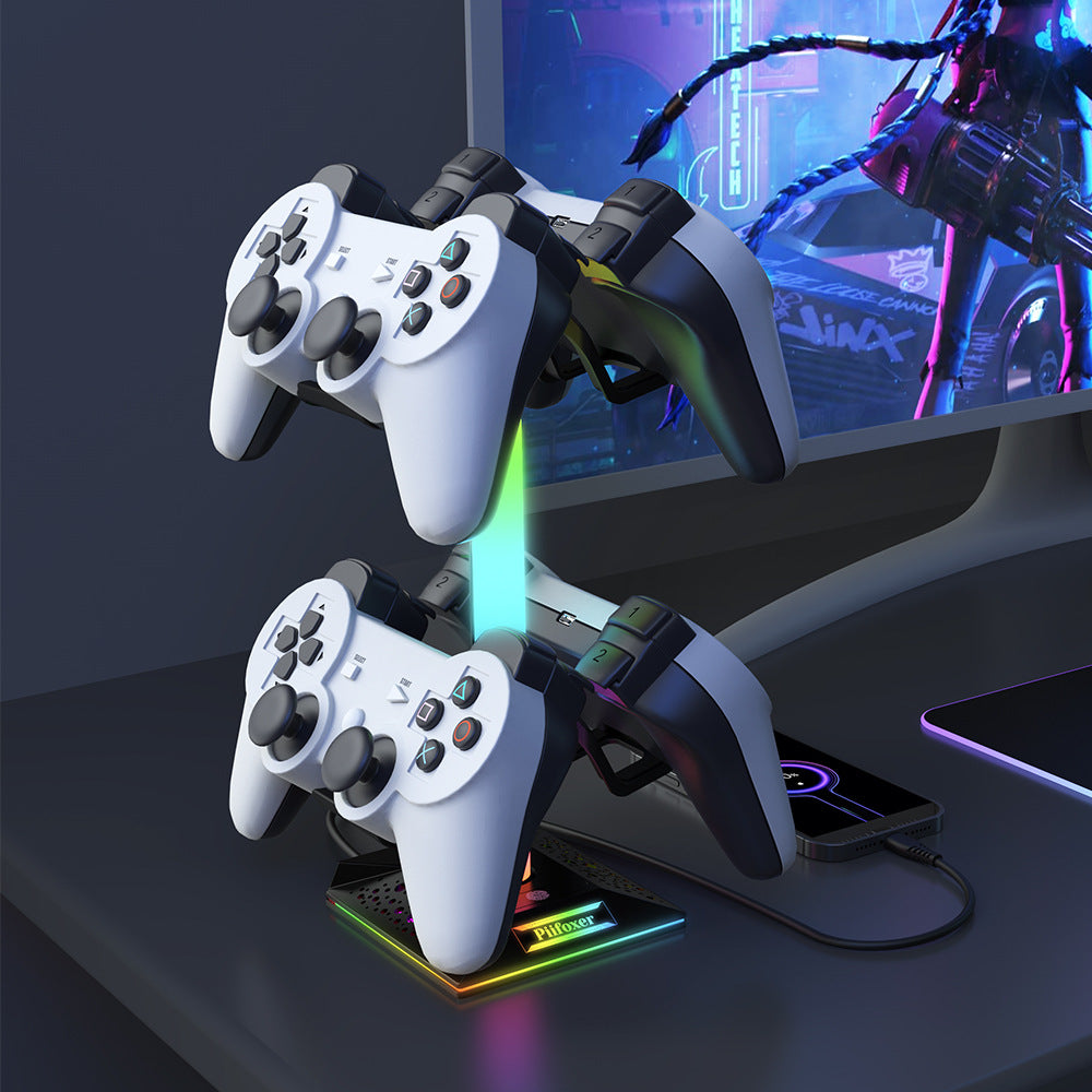Support pour Casque Gaming RGB avec Hub USB — 3 Ports