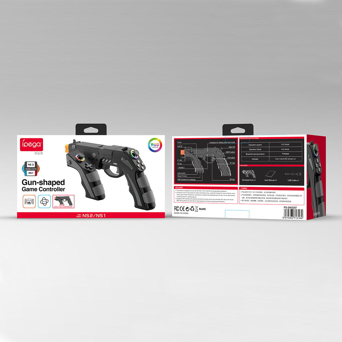Bluetooth RGB-gamecontroller