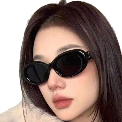 Lunettes Clip-On Ovales Œil de Chat Tendance
