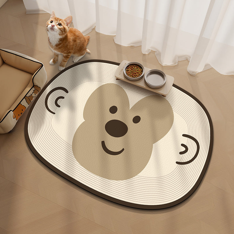 Tapis repas et repos chien et chat / 4 motifs