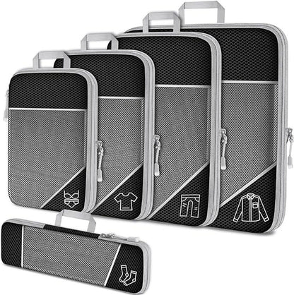 Lot de 5 organiseurs de valise / 4 Coloris