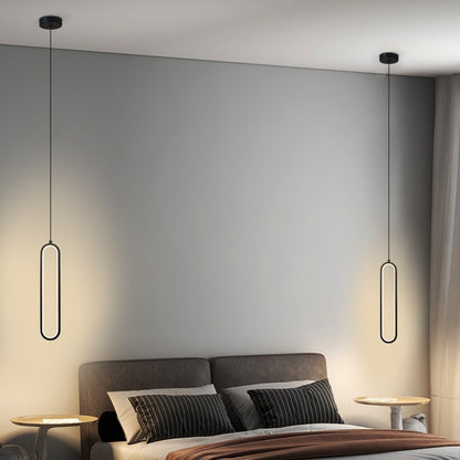 Nordic Minimalist Linear LED Chandelier