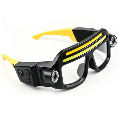Lunettes Lampe Frontale LED COB — Mains Libres / USB-C / IPX4