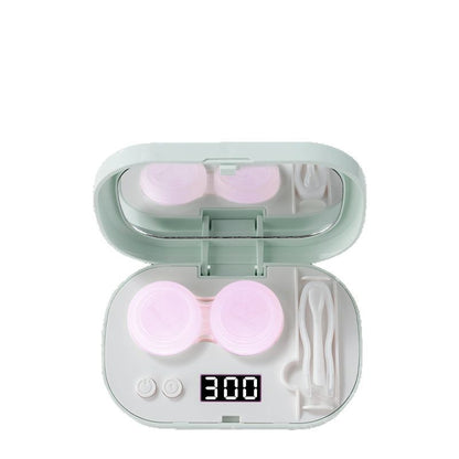 Nettoyeur de Lentilles de Contact Portable — Ultrasonique Pliant Automatique