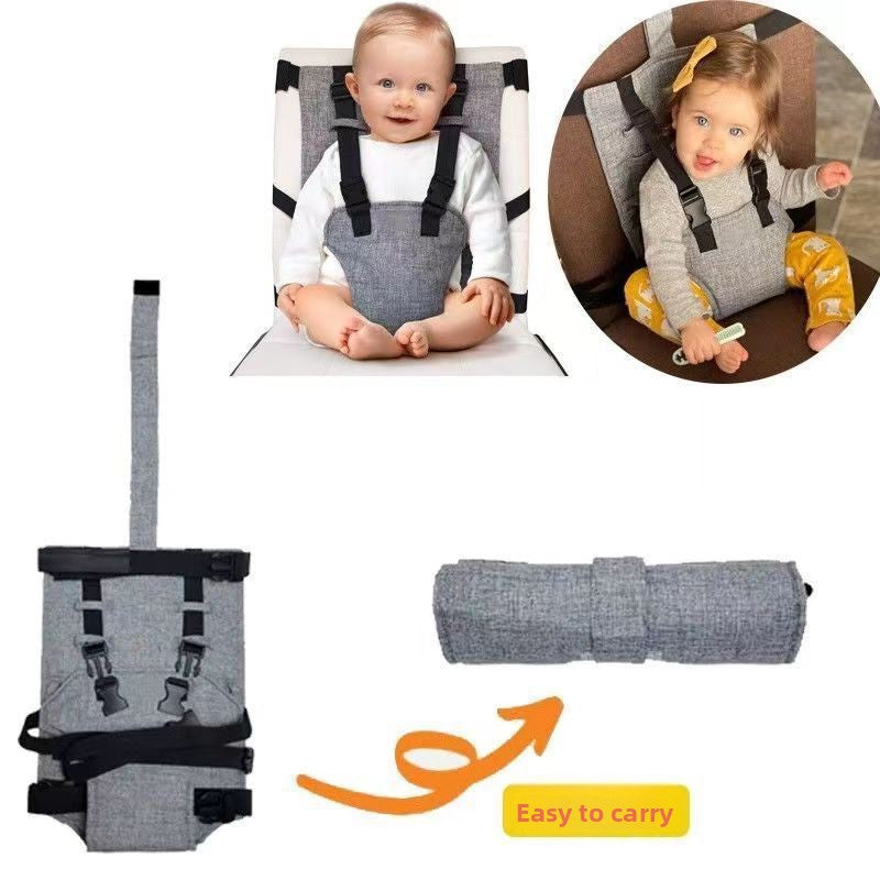 BabyChair Go – Chaise Repas Bébé Portable Oxford Anti-Chute | Sangle Sécurité