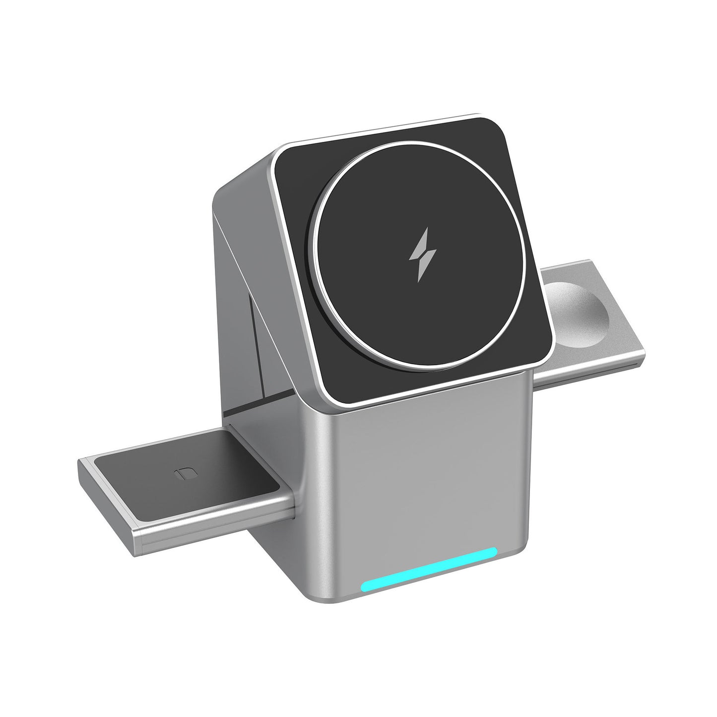 ChargePod Pro – 3-in-1 Draadloos Laadstation | 15W Magnetisch & Roteerbaar