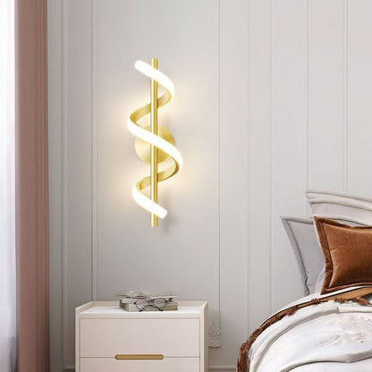 Applique Murale LED Spirale Design Moderne
