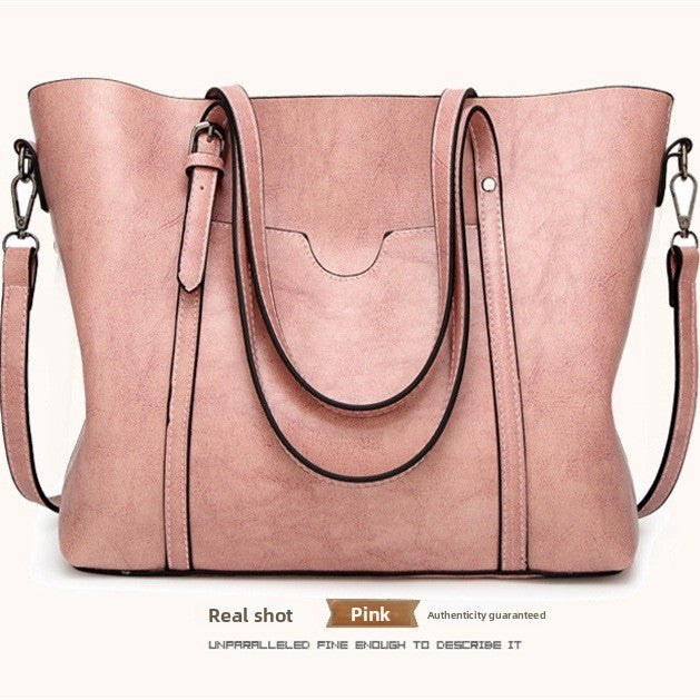 Cabas Femme en Cuir Véritable Grande Capacité