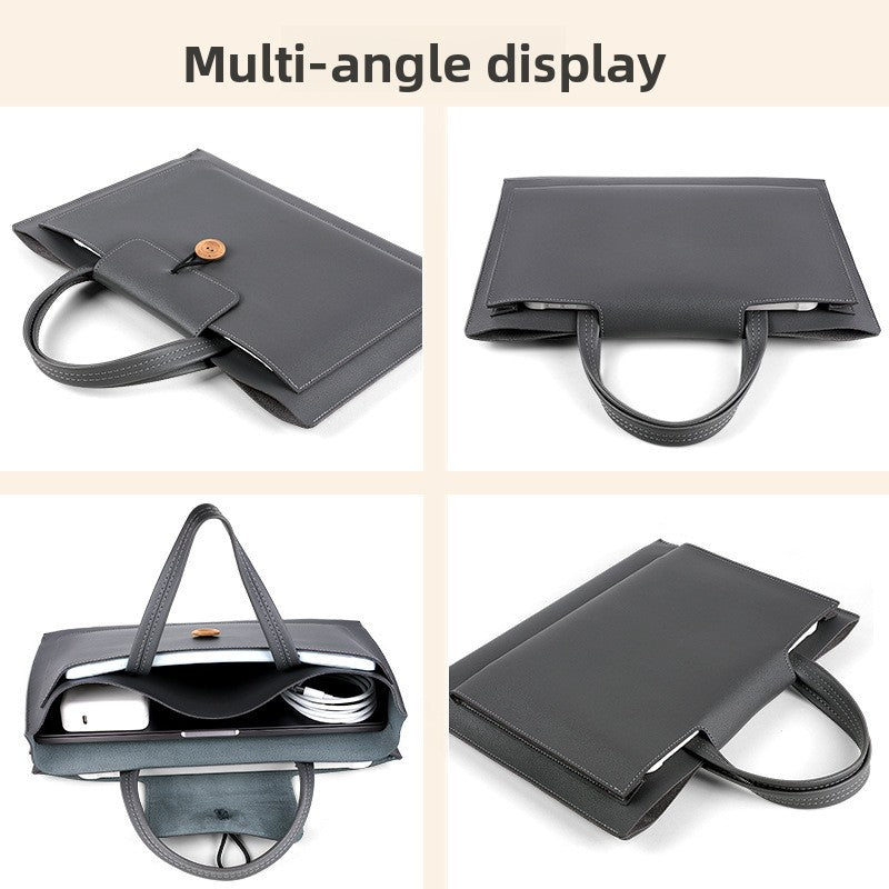 Sacoche Laptop Unisexe Similicuir  / 5 Coloris
