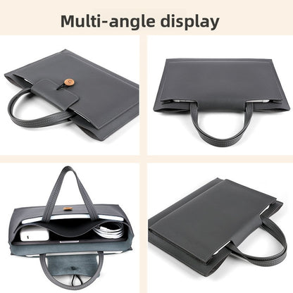 Sacoche Laptop Unisexe Similicuir  / 5 Coloris