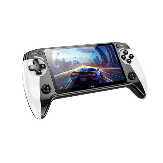 Console Portable X9 — Écran 5,5", 10 Émulateurs, Style Arcade Rétro