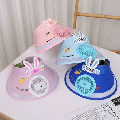 FanCap Kids – Casquette Ventilateur Rechargeable Enfant Anti-UV