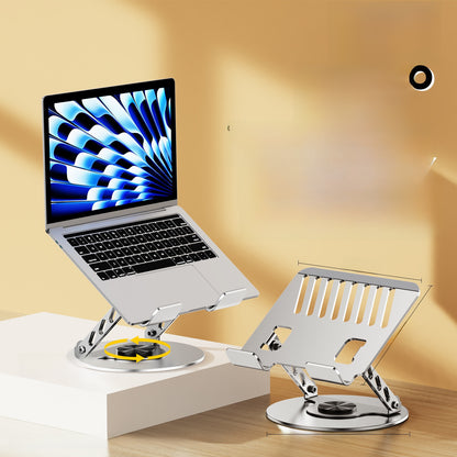 DeskFlex Pro – Verstelbare 360° aluminium laptopstandaard | Opvouwbaar, universeel tot 17"