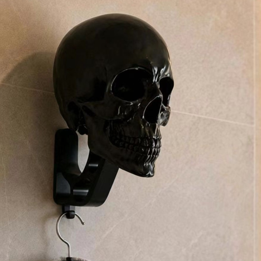 Support de casque tête de mort
