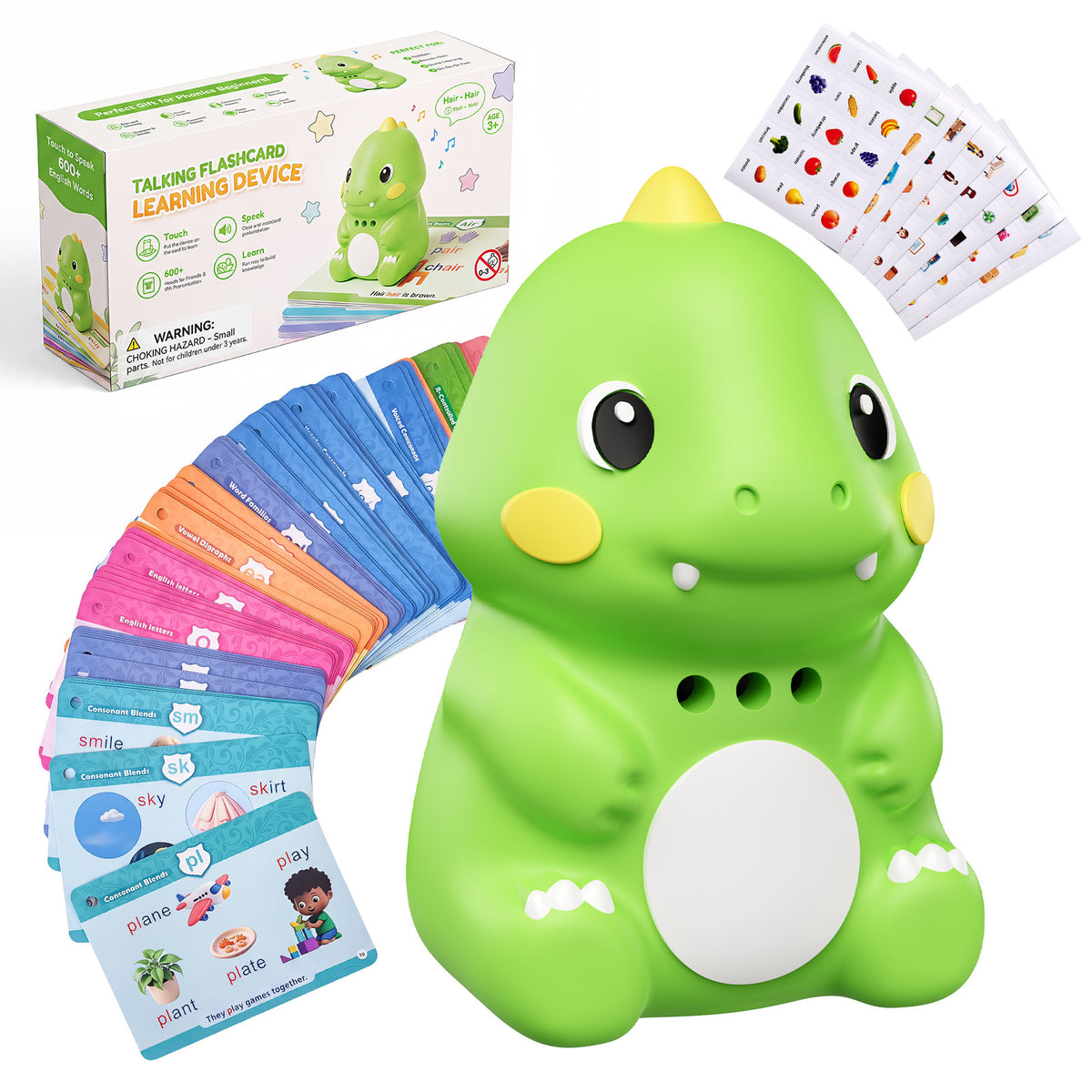 Interactieve dinosaurus om Engels te leren