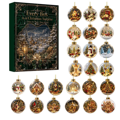 Calendrier de l'Avent Surprise 24 Cases / 5 Designs