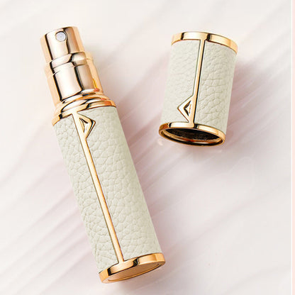 Flacon Parfum Rechargeable / Cuir & Or / Liner Verre