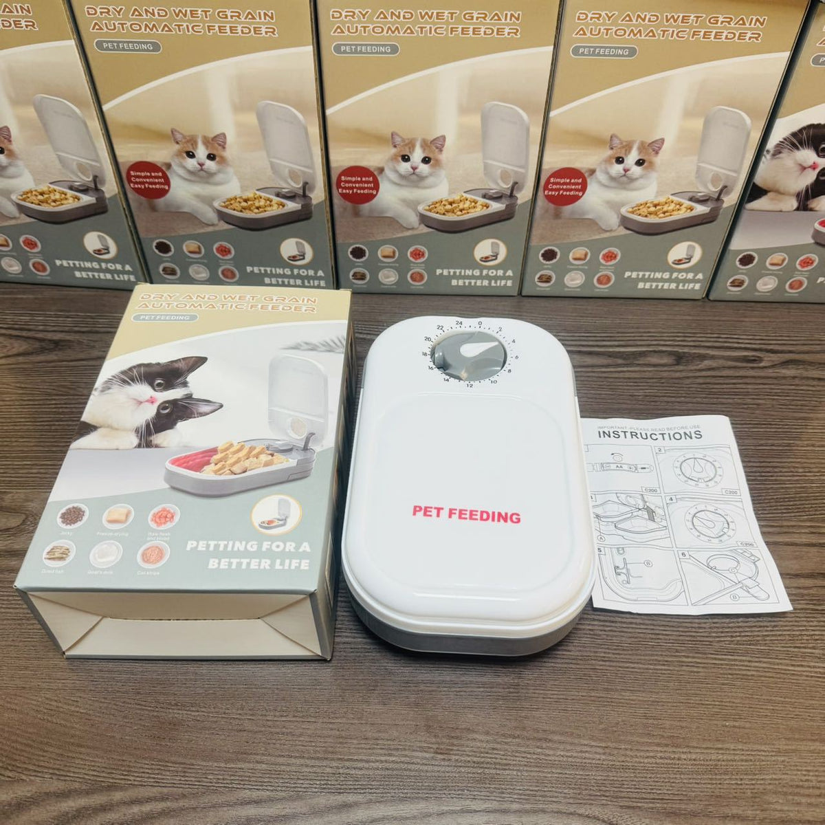 Distributeur Automatique de Nourriture pour Chiens et Chats