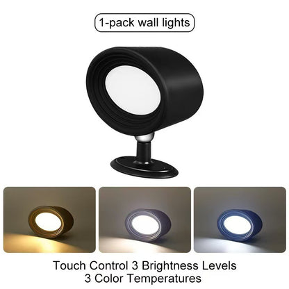 Applique Murale LED Magnétique Sans Perçage — Pack 2 / Télécommande / USB / IP65 / 6-12h